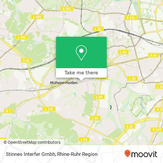 Stinnes Interfer Gmbh map