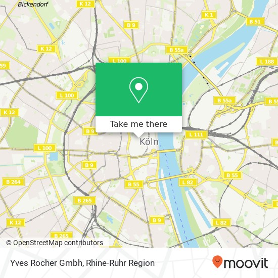 Yves Rocher Gmbh map
