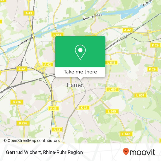 Gertrud Wichert map