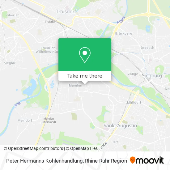 Карта Peter Hermanns Kohlenhandlung