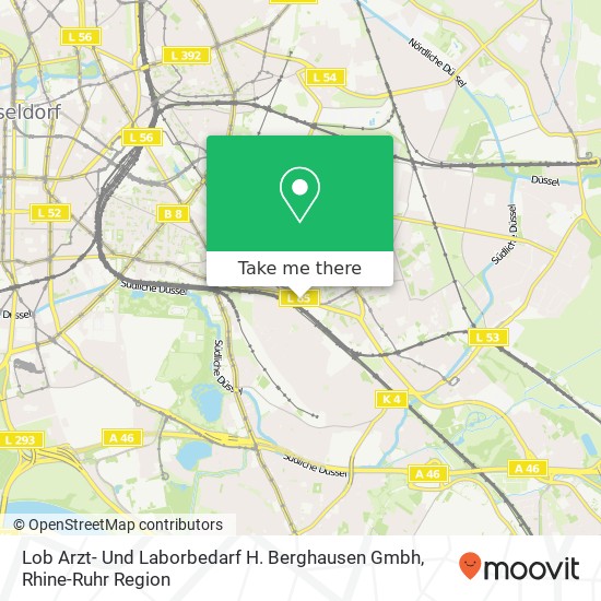 Lob Arzt- Und Laborbedarf H. Berghausen Gmbh map