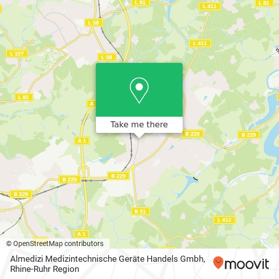 Almedizi Medizintechnische Geräte Handels Gmbh map