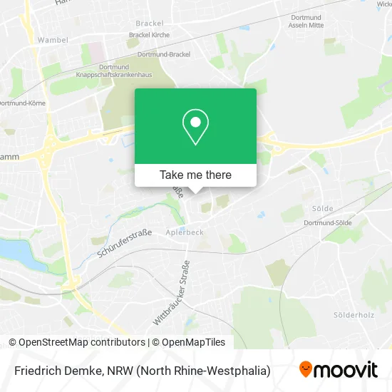 Карта Friedrich Demke