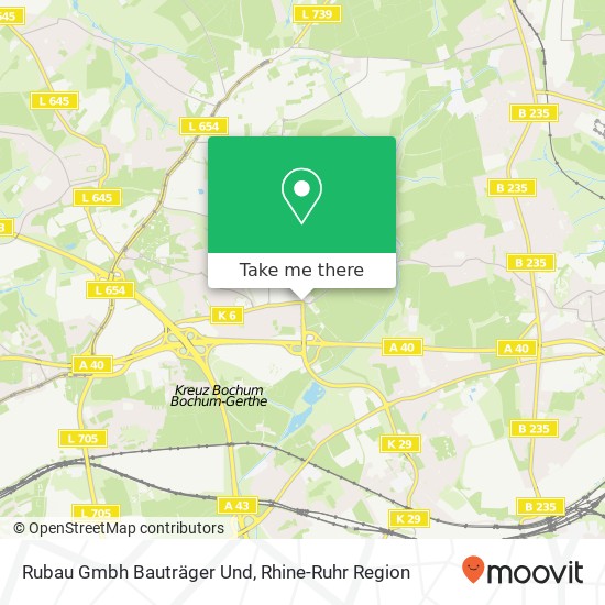 Карта Rubau Gmbh Bauträger Und