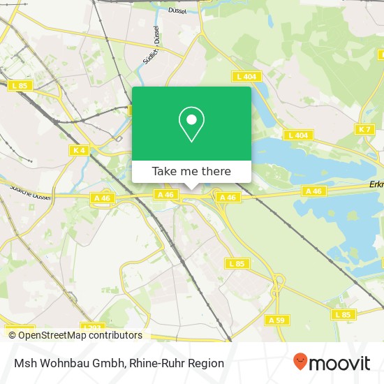 Msh Wohnbau Gmbh map