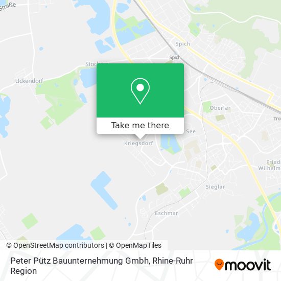 Peter Pütz Bauunternehmung Gmbh map