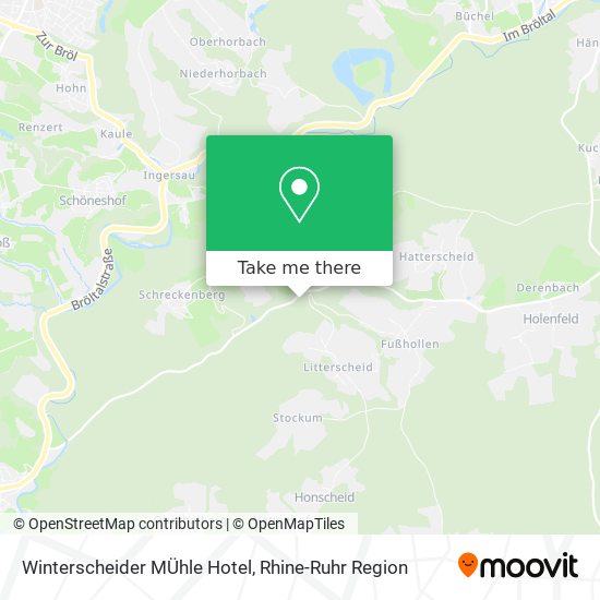 Winterscheider MÜhle Hotel map