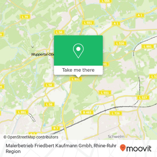 Malerbetrieb Friedbert Kaufmann Gmbh map