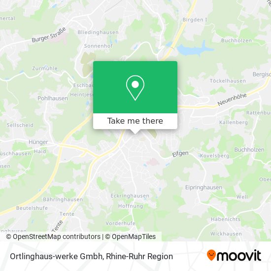 Ortlinghaus-werke Gmbh map
