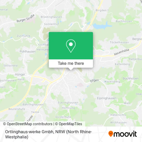 Карта Ortlinghaus-werke Gmbh