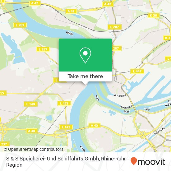 Карта S & S Speicherei- Und Schiffahrts Gmbh
