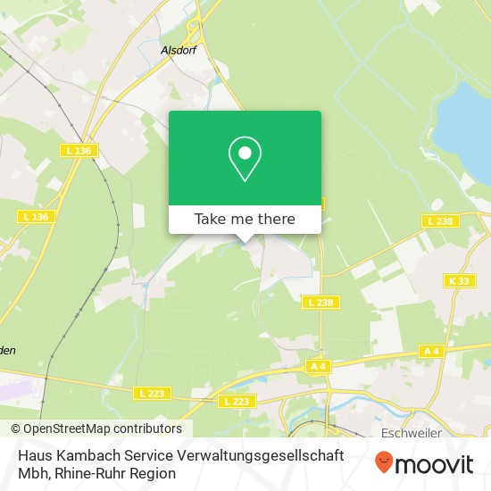 Haus Kambach Service Verwaltungsgesellschaft Mbh map