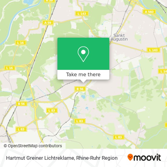 Hartmut Greiner Lichtreklame map