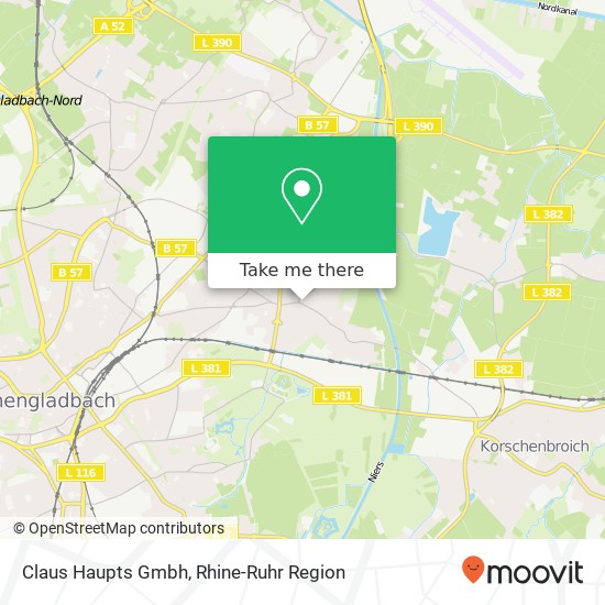 Claus Haupts Gmbh map