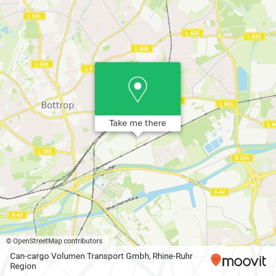 Can-cargo Volumen Transport Gmbh map