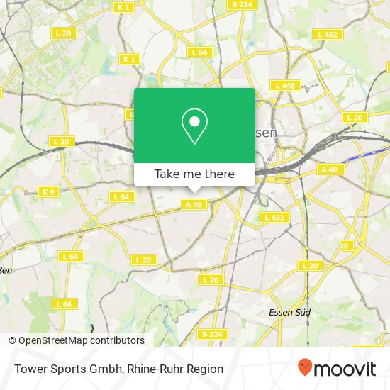 Tower Sports Gmbh map