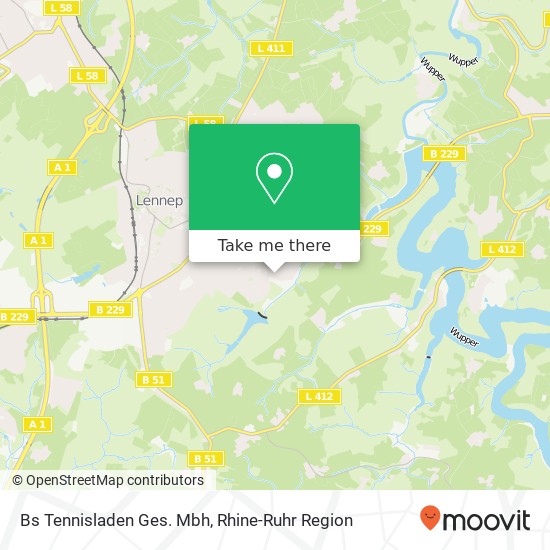 Bs Tennisladen Ges. Mbh map