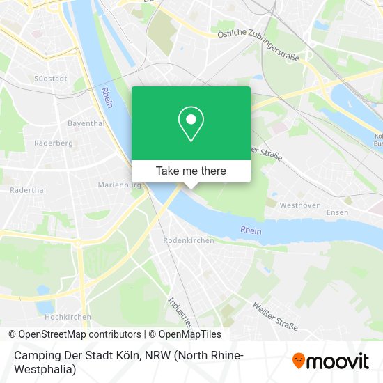 Карта Camping Der Stadt Köln