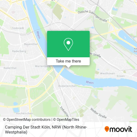 Карта Camping Der Stadt Köln