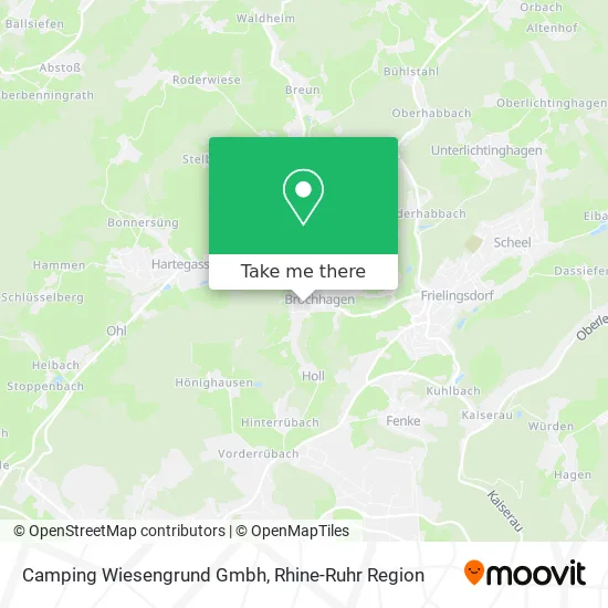 Карта Camping Wiesengrund Gmbh