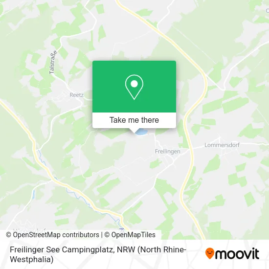 Карта Freilinger See Campingplatz