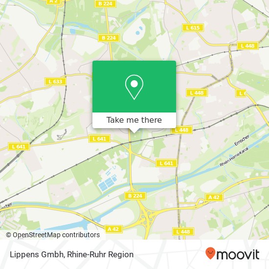 Lippens Gmbh map