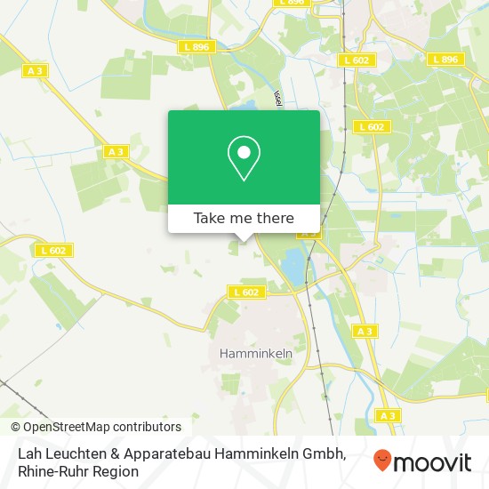 Lah Leuchten & Apparatebau Hamminkeln Gmbh map