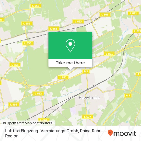 Lufttaxi Flugzeug- Vermietungs Gmbh map