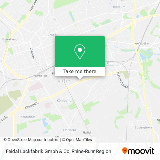 Feidal Lackfabrik Gmbh & Co map