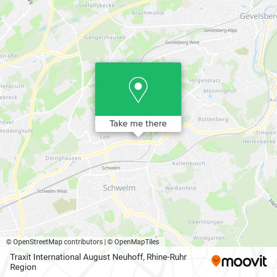 Traxit International August Neuhoff map