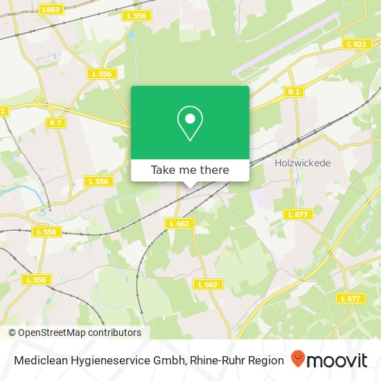 Mediclean Hygieneservice Gmbh map