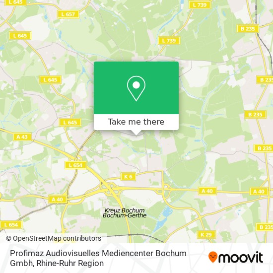 Карта Profimaz Audiovisuelles Mediencenter Bochum Gmbh