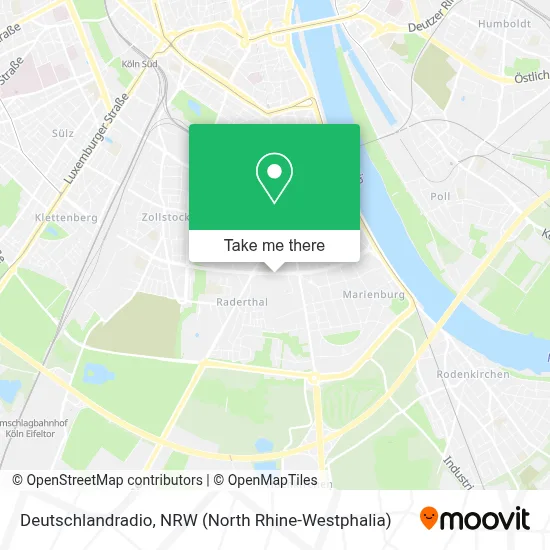 Deutschlandradio map