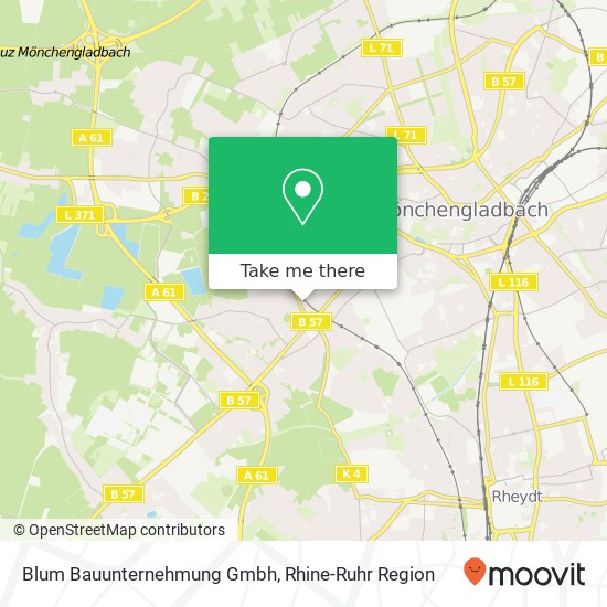 Blum Bauunternehmung Gmbh map