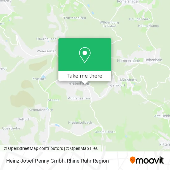 Карта Heinz Josef Penny Gmbh
