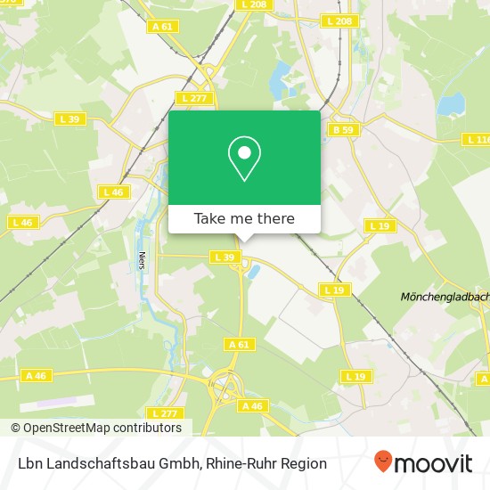 Карта Lbn Landschaftsbau Gmbh