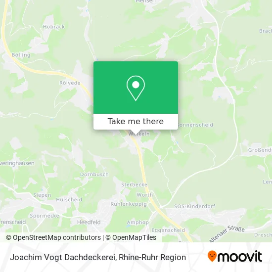 Карта Joachim Vogt Dachdeckerei