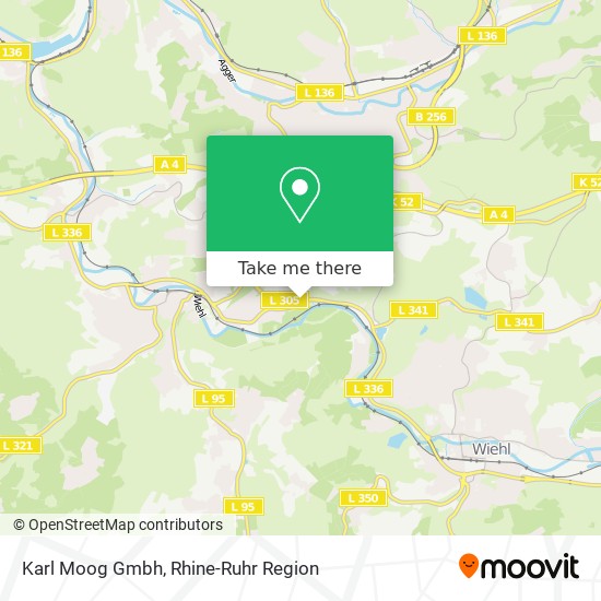 Karl Moog Gmbh map