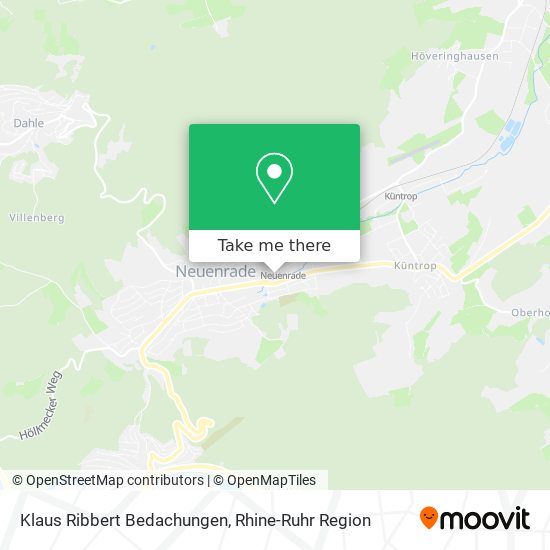 Klaus Ribbert Bedachungen map