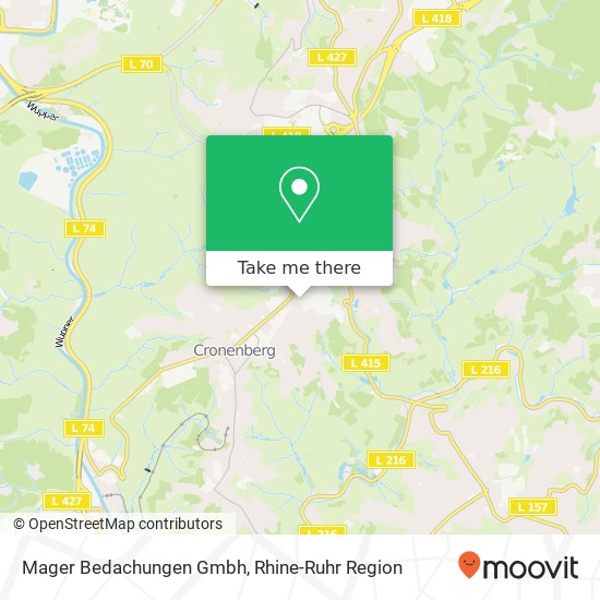 Mager Bedachungen Gmbh map