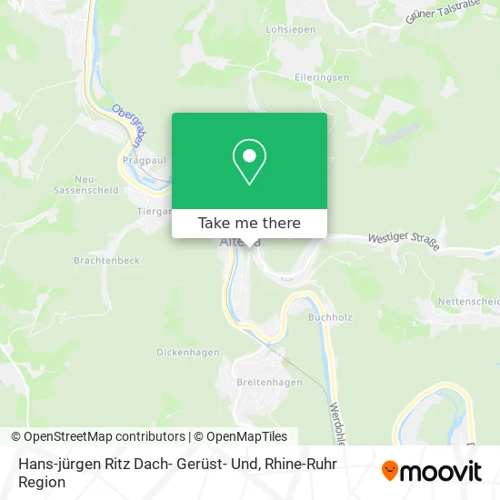 Карта Hans-jürgen Ritz Dach- Gerüst- Und