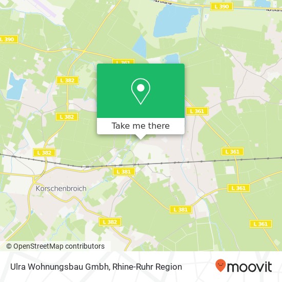 Ulra Wohnungsbau Gmbh map