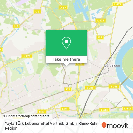 Yayla TÜrk Lebensmittel Vertrieb Gmbh map