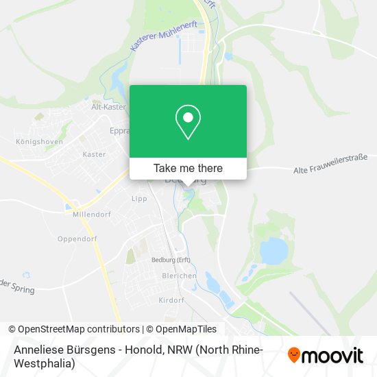 Anneliese Bürsgens - Honold map