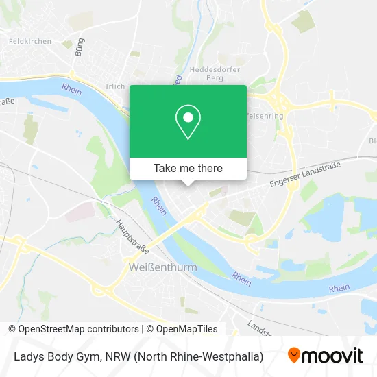 Ladys Body Gym map
