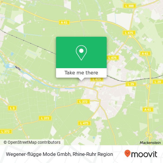 Карта Wegener-flügge Mode Gmbh