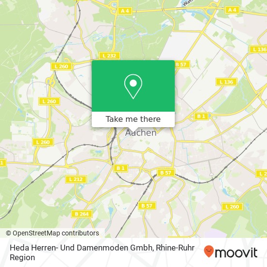Heda Herren- Und Damenmoden Gmbh map