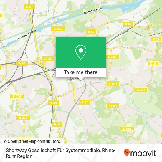 Shortway Gesellschaft Für Systemmediale map