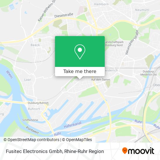 Fusitec Electronics Gmbh map