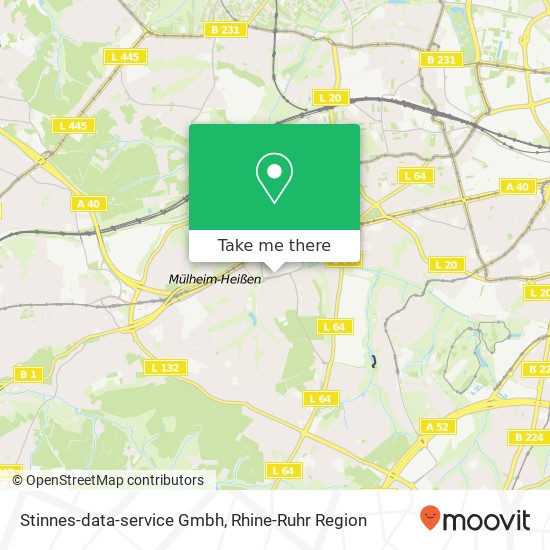 Stinnes-data-service Gmbh map